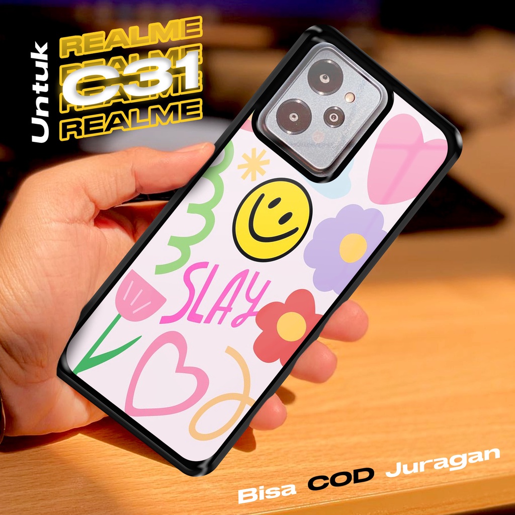 Case Realme C31 - Fashion Case Motif AESTHETIC - Casing Realme C31 - Case hp Realme C31 - Pelindung 