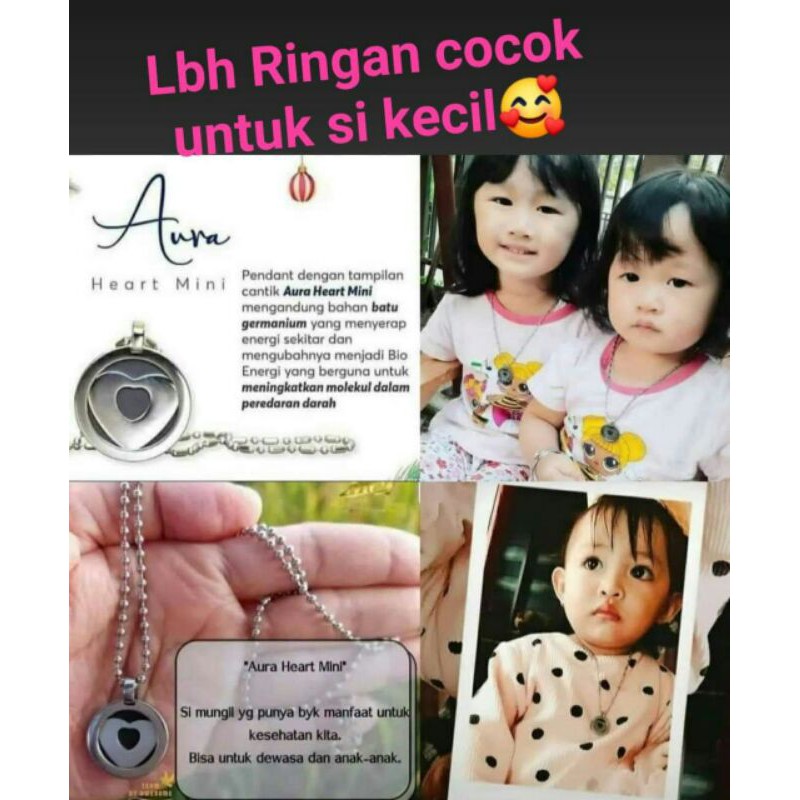 kalung mci aura heart mini