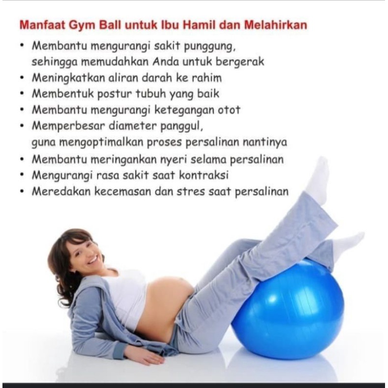 [rumahbayipdg] Gymball bola ibu hamil diameter 65 cm