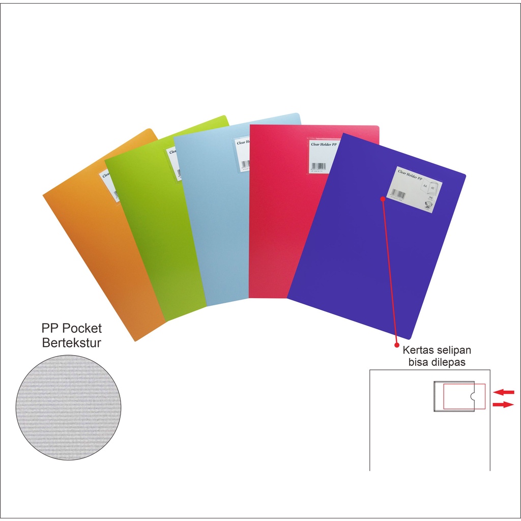 

Dokumen Keeper / Clear Holder / Document Keeper / Display Book EAGLE A4 40 Pocket