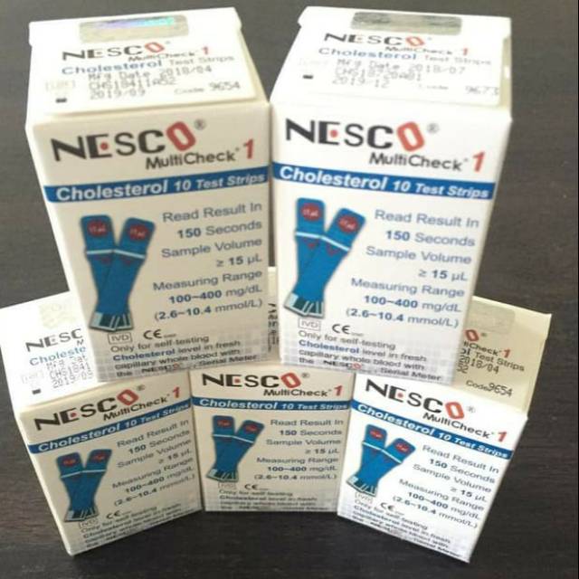 Nesco cholesterol strip nesco kolesterol