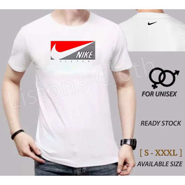DI JUAL KAOS NIKE LOGO NEW PUTIH BAJU DISTRO PRIA TSHIRT BRANDED SPORT