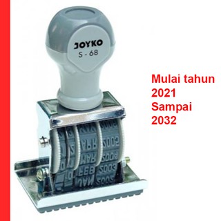 Stempel LUNAS + Tanggal Date Stamp Joyko S-68