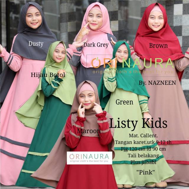 Listy kids syari ori naura