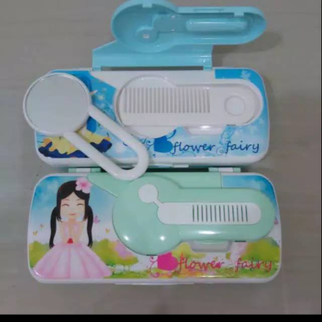 

Tempat Pensil ada sisir n kaca