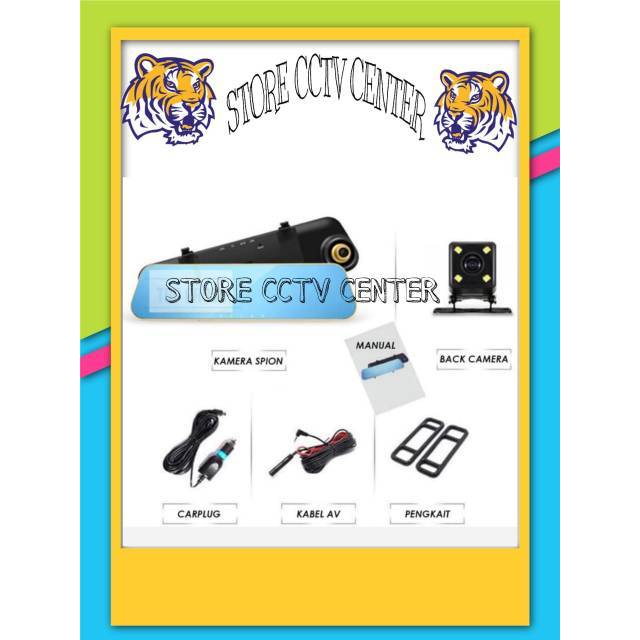 Kamera CCTV Mobil Car DVR FullHD Spion Dashcam dual Kamera