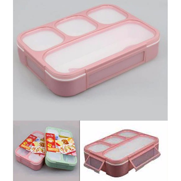 Kotak Makan Lunch Box 4 Sekat Yooyee 578 Kotak Bekal Makan Tempat Penyimpanan Makanan