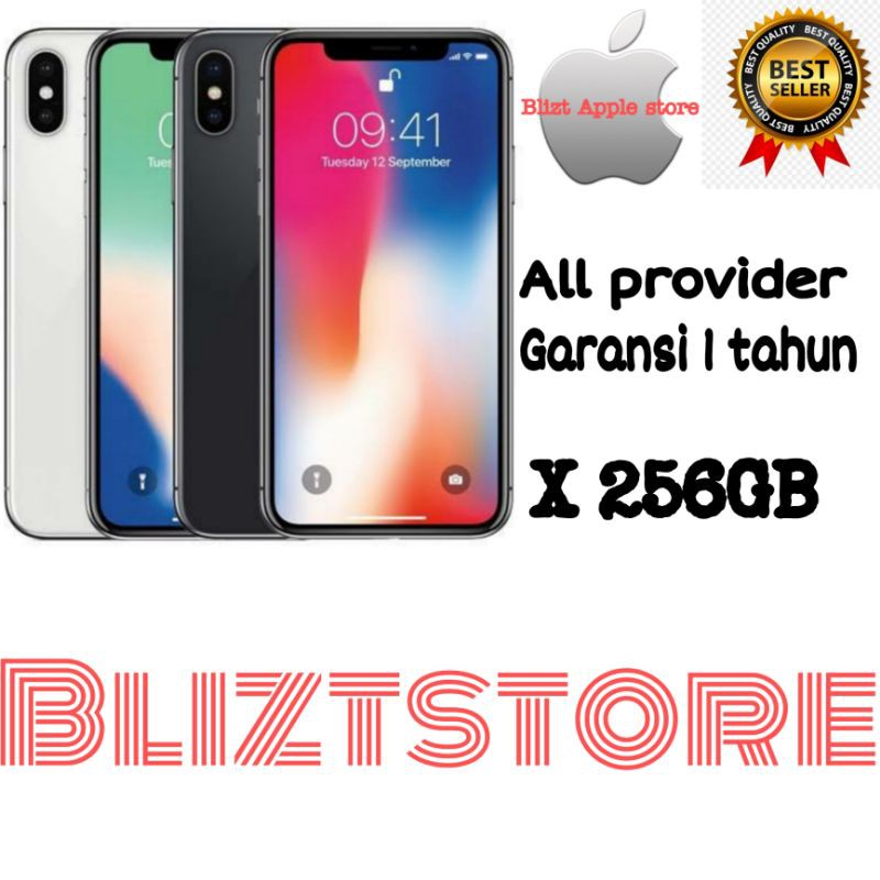 iPhone X 256GB All Sim Silent Fullset Original Second Like new Mulus100%  3utools All Green (Garansi 1 Tahun)