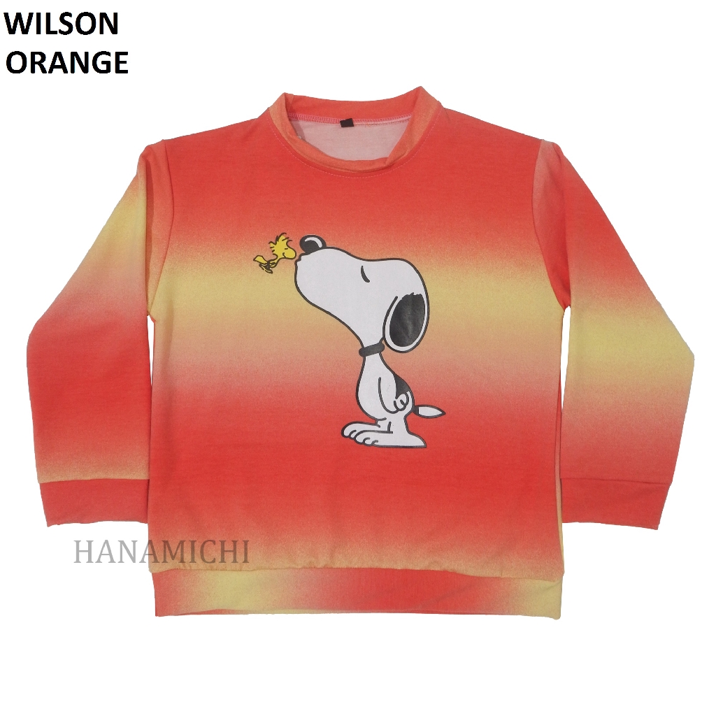 Hanamichi WILSON Baju Sweater Anak Lengan Panjang