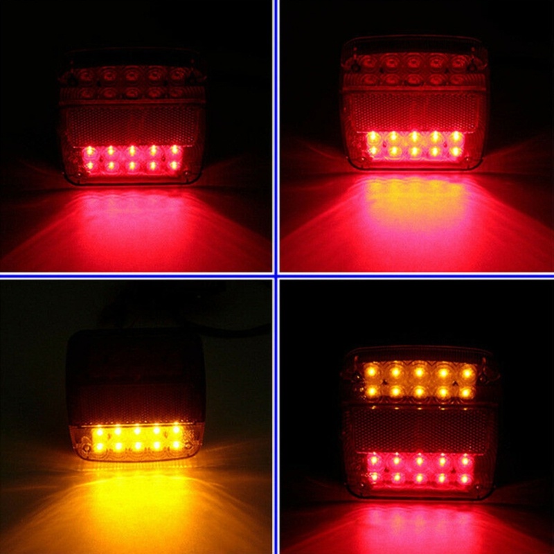 Zzz 2pcs Lampu Rem / Sein 26-led Untuk Truk / Trailer