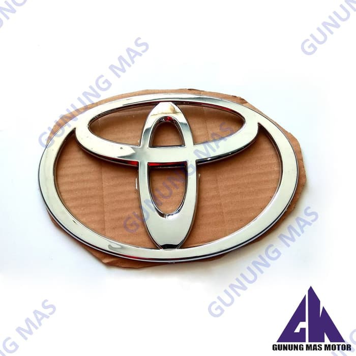 Emblem Logo Grill Rino Saurus Untuk Toyota dyna Rino Saurus Chrome