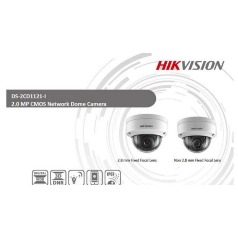 IP CAMERA INDOOR DOME HIKVISION 2MP DS-2CD1121-I GARANSI RESMI 2 TAHUN