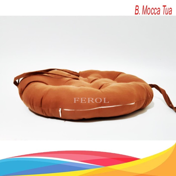Sofa-Bantal- Bantal Bulat/Bantal Ibu Hamil/Bantal Lesehan/Bantal Bulat - Mocca Tua -Bantal-Sofa.