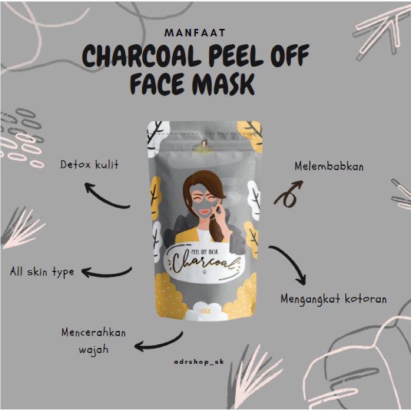 Peel off mask charcoal