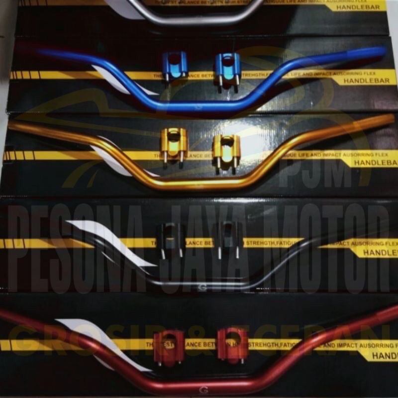 Stang Fatbar Cnc Type High Original Merk Gozima Universal Cb150r/Vixion/Xabre/klx/Mt15/Bison/Verza