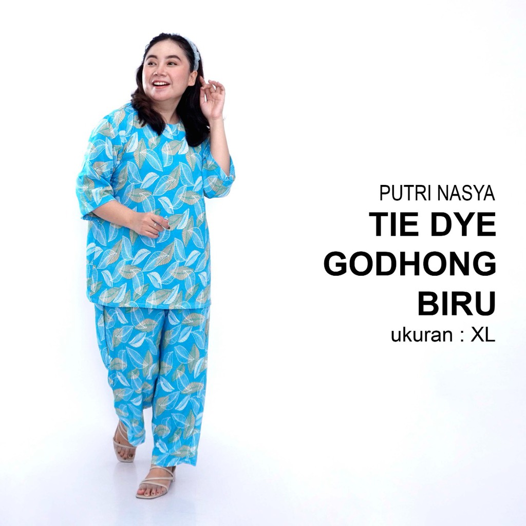 Tie Die Big Size / Tie Dye / One Set / Setelan Celana Panjang / Setelan Big Size  / Tie Dye Jumbo