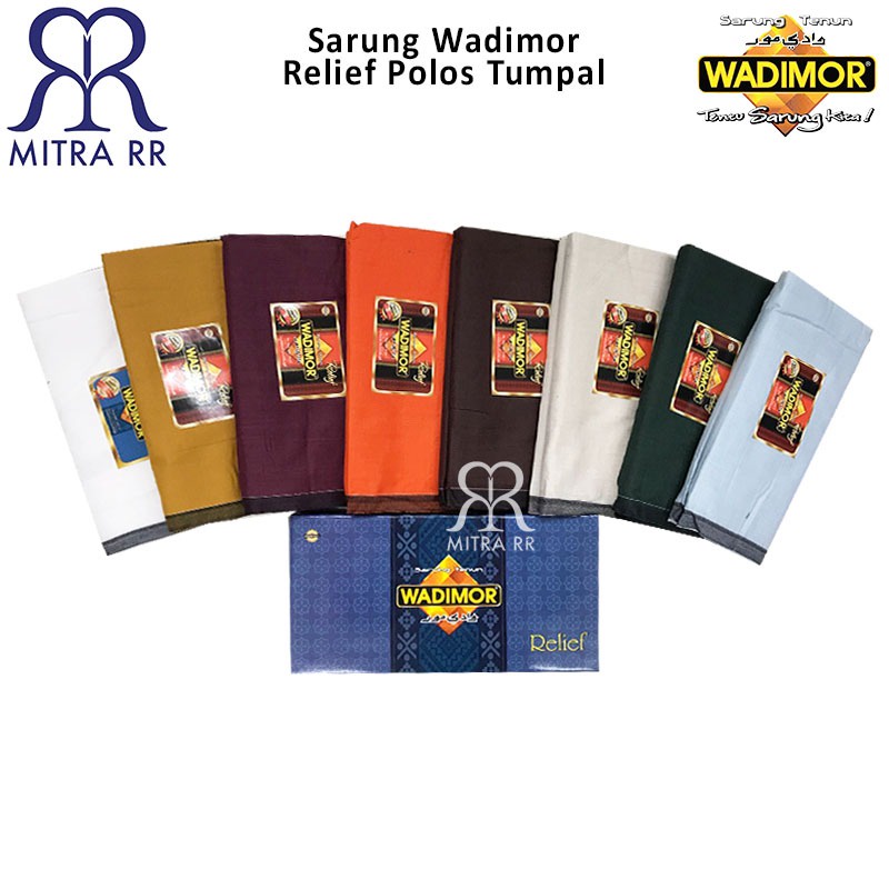 Sarung Tenun WADIMOR motif RELIEF Tumpal Satuan / Grosir Sarung Dewasa