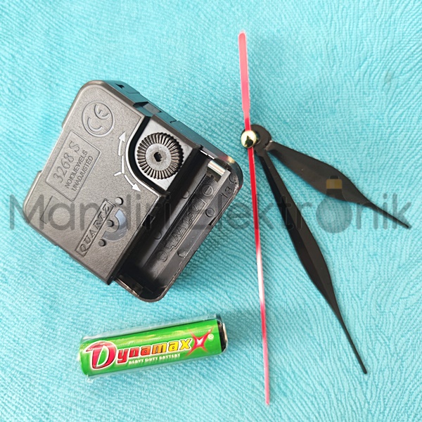 Mesin Jam Dinding Sweep Silent - Mesin Jam Dinding Tanpa Suara - Mesin Jam Tidak Berdetak