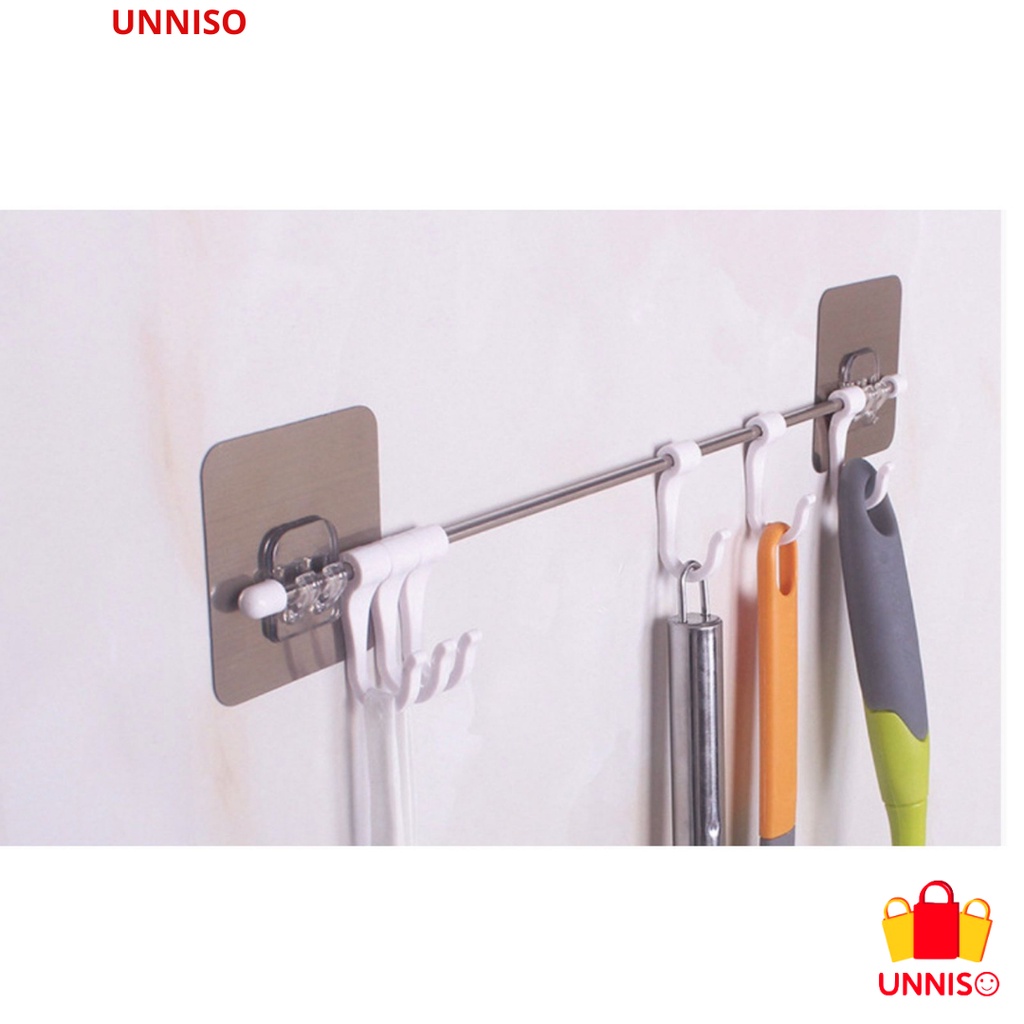 UNNISO - Hanger Gantungan Kait 6 Hook Stainless Steel HG01