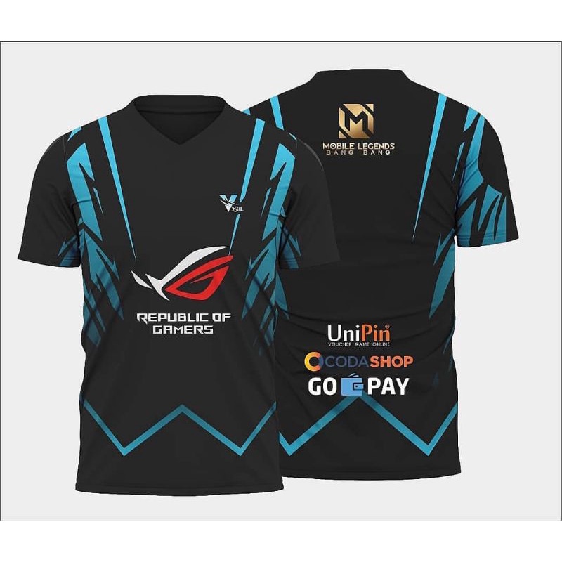 JERSEY BAJU/KAOS  GAMING Mobile legend Free DESIGN