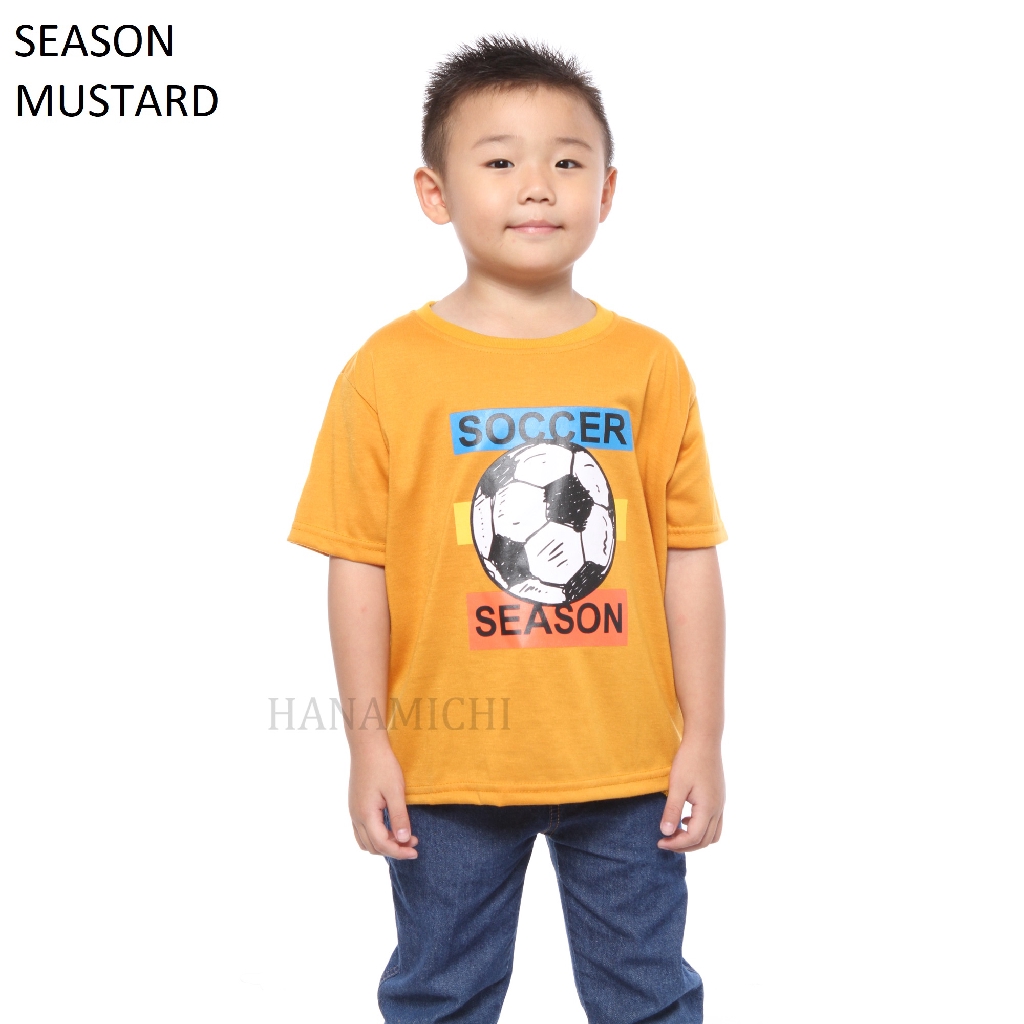 Hanamichi SEASON Kaos Sablon Anak Lengan Pendek