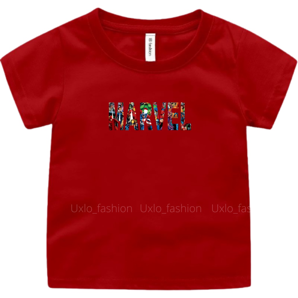 KAOS ANAK LAKI LAKI DAN PEREMPUAN SUPERHERO MARVEL IDEAL USIA 2 SAMPAI 9 TAHUN UXLO FASHION