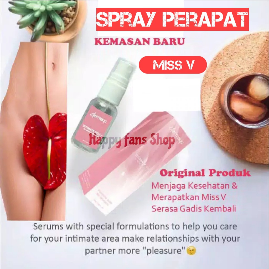 ( ORIGINAL 100% ) BPOM DERMAYU INTIMATE SPRAY PERAPAT MISS V VIRGIN KESET PERAWATAN KEWANITAAN ORI