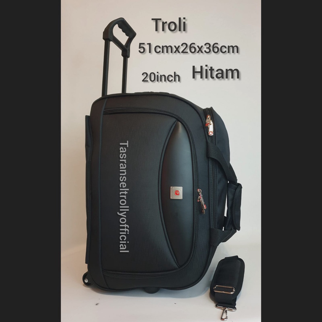 Tas Pakaian Troli Polo Interclub 52cmx26x36cm ukuran medium original