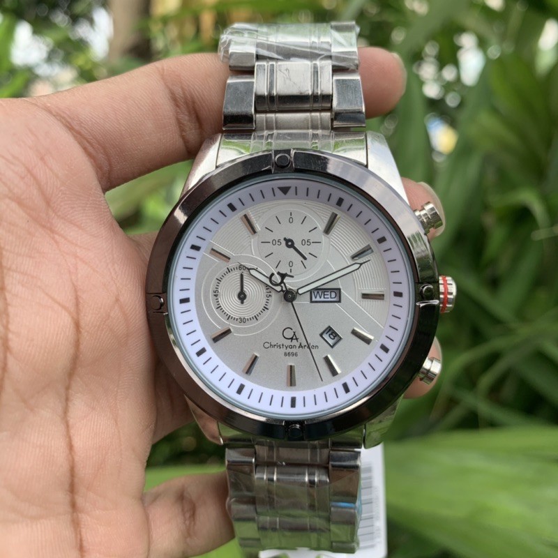 JAM TANGAN PRIA MURAH CA ORIGINAL CHRISTYAN ARDEN 1335 RANTAI TERMURAH WANITA  FASHION ORI