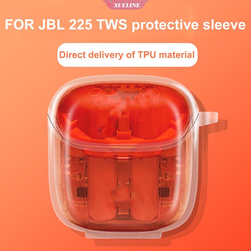 Case Pelindung earphone wireless bluetooth JBL Tune 225TWS JBL220tws Transparan