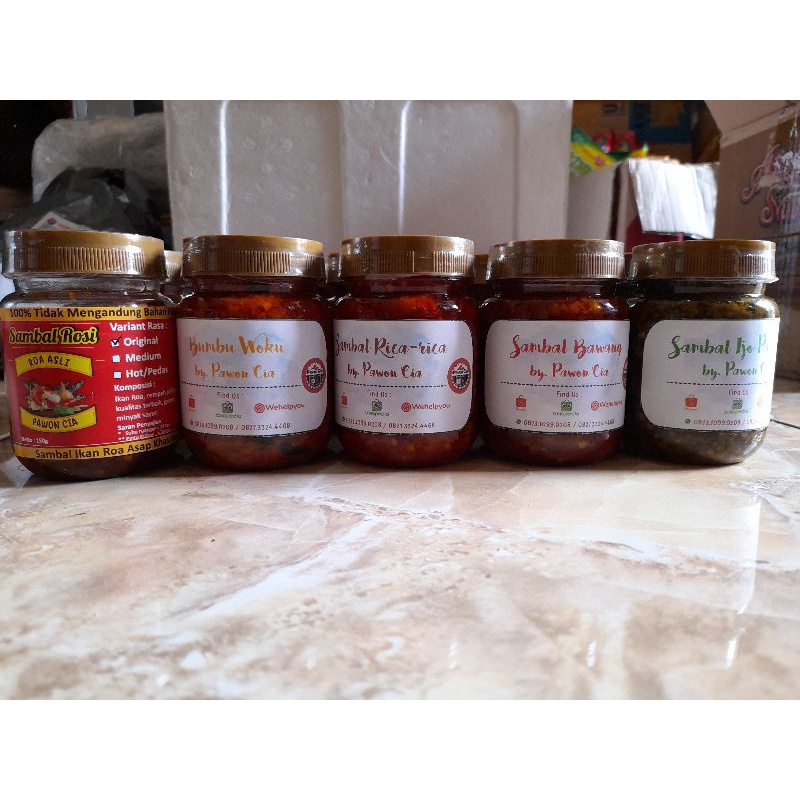 

Paketan sambal atas nama Ichsan