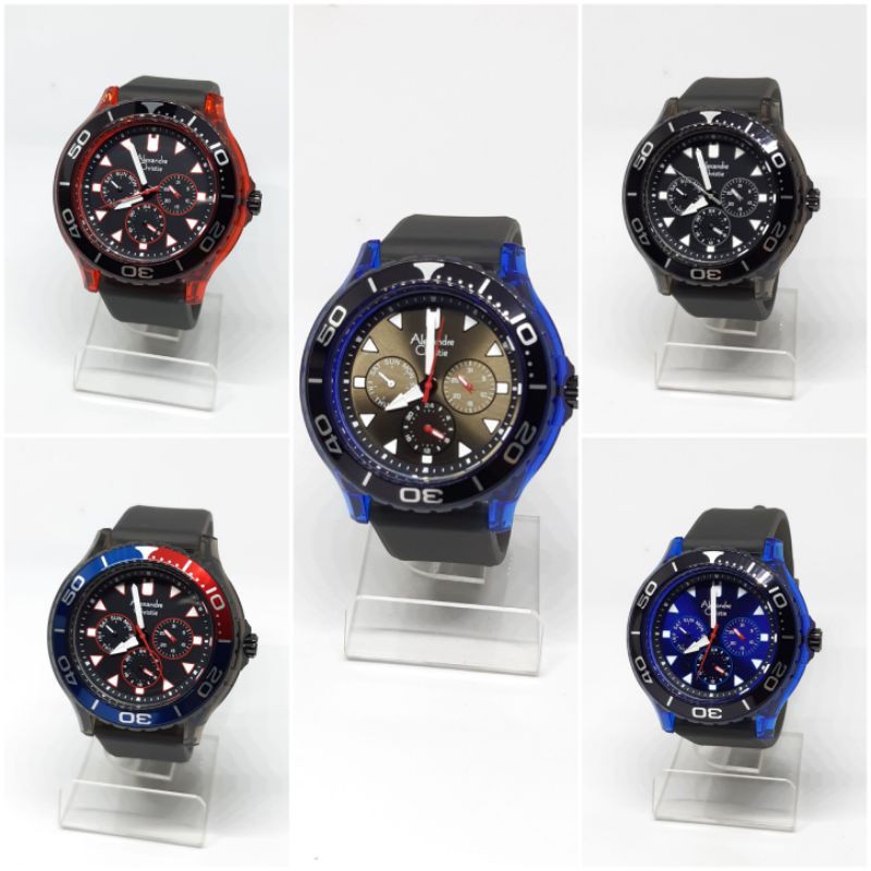 jam tangan sport Alexandre christie 6531 mf