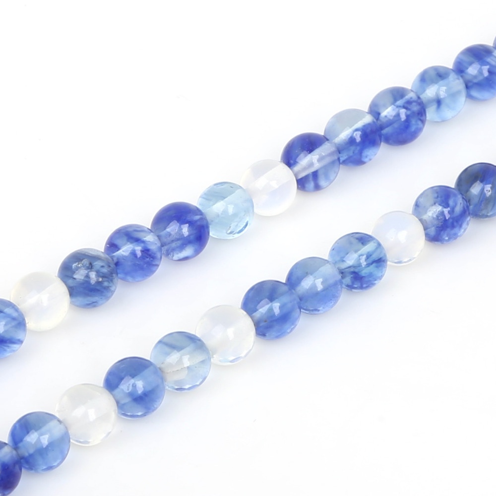 Butir Blue Crystal Quartz Beads