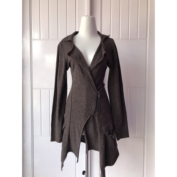 Atasan Rajut Vest Long Outer Cardigan Rajut Jumbo Premium Second Thrift-30. Wol 80-90/85