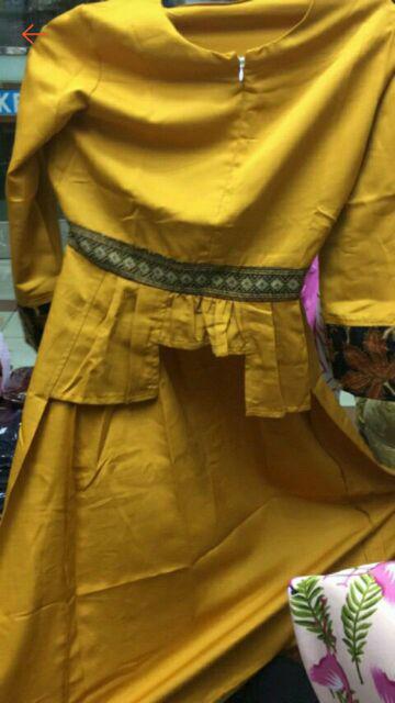 Restock!! Set Mafaza Gamis Batik Kebaya Batik 5 Warna