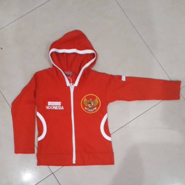 jaket indonesia / jaket anak / jaket merah putih / jaket garuda / jaket merah