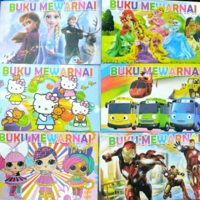 

Buku Mewarnai B5 5 PCS