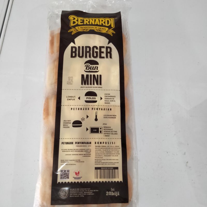 

Bernadi roti burger mini