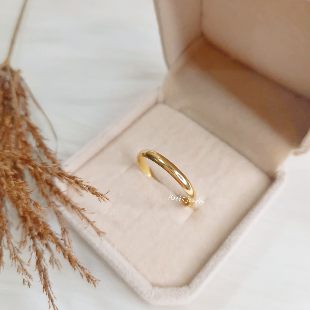 Cincin Polos emas muda 1 gram