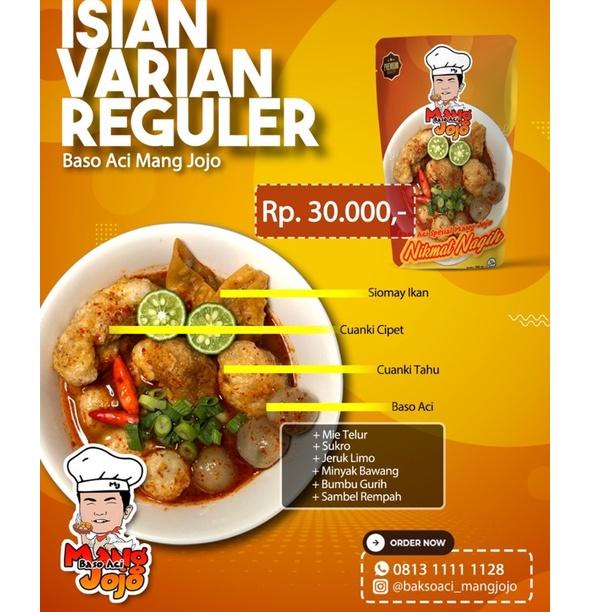 

は BAKSOACIMANGJOJOREGULER シ