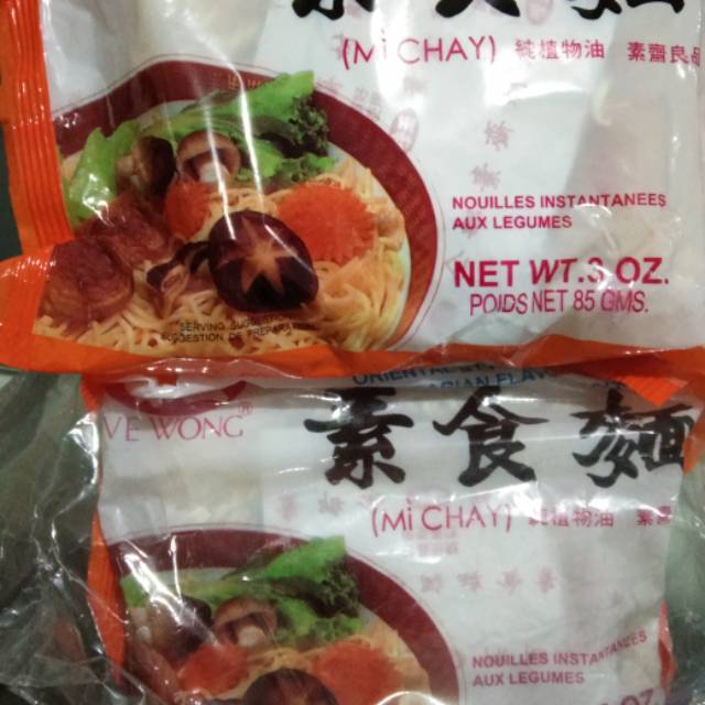 

Vegetarian Mi chay Ve wong Taiwan
