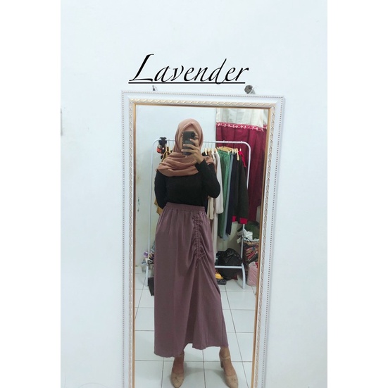 Rok Serut Crinkle Airflow Rok Serut wanita bahan crinkle Rok kekinian