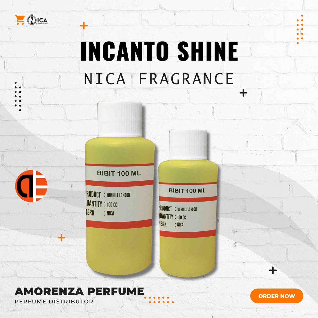 BIBIT PARFUM MURNI INCANT SHINE - CERCLE NICA FRAGRANCE 100 ML