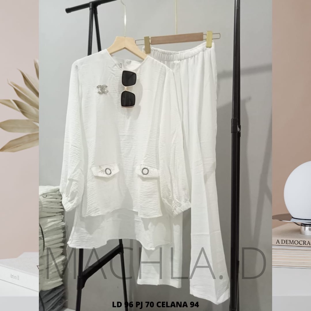 SETCEL KATUN CRINKLE PREMIUM HQ/ SETCEL WANITA KEKINIAN/ONESET PREMIUM