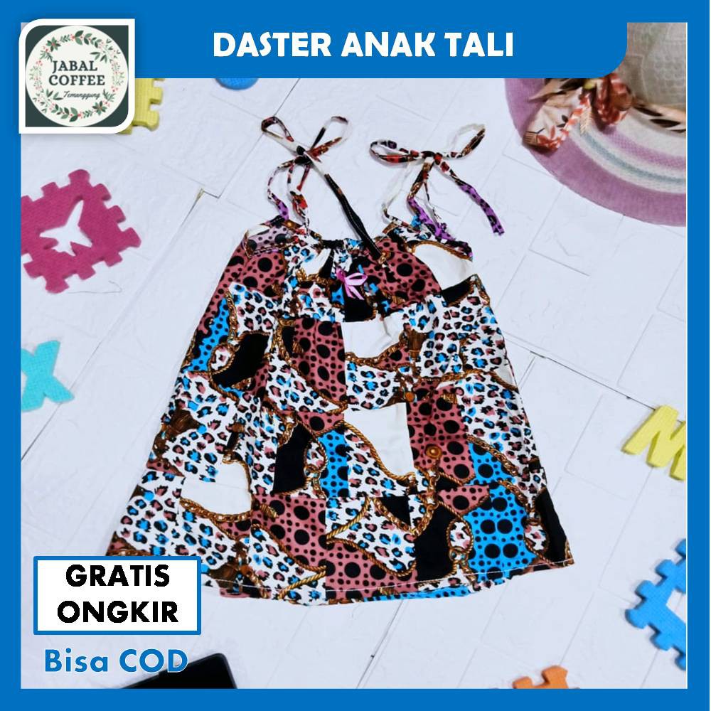 Dress Tali Anak Bunga 6 Bulan - 3 Tahun / Dress Anak Perempuan / Daster Anak Perempuan J60