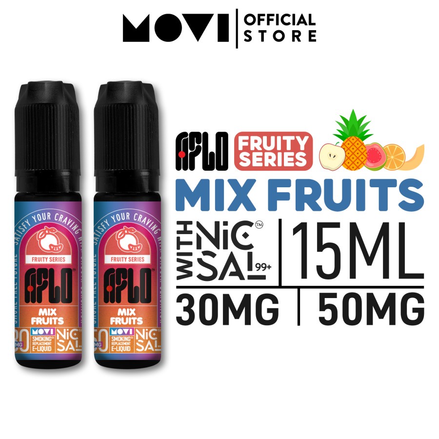 SALTNIC LIQUID AUTHENTIC AFLO MIX FRUIT SALT NIC 15ML 30MG 50MG