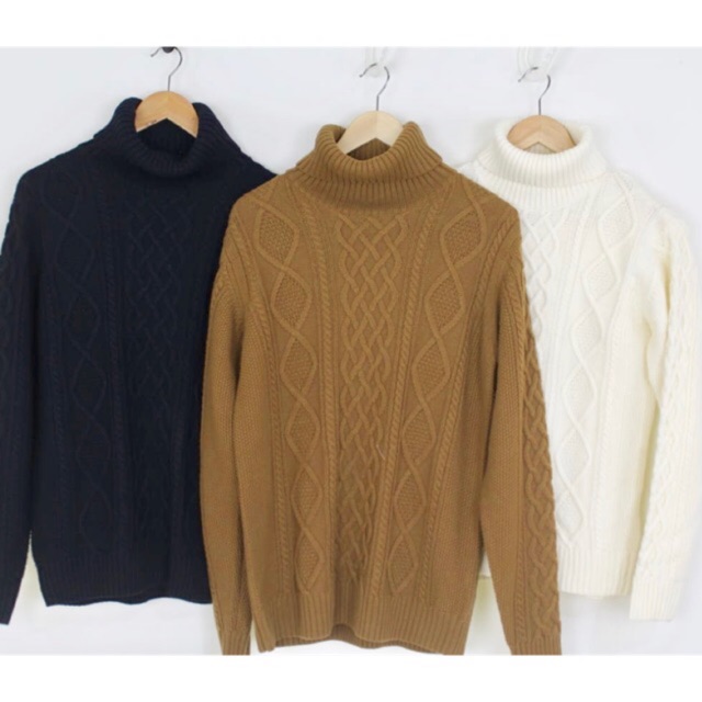 IMPORT MOLLAD Turtleneck Premium Best seller Wool Top Dress Winter Musim Dingin