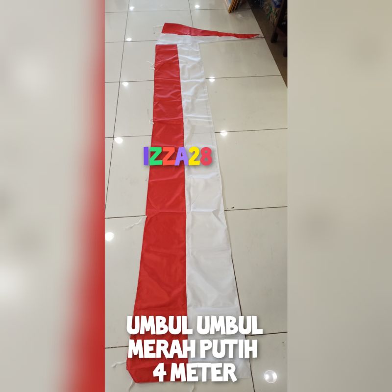 

umbul umbul Merah putih tinggi 4 meter lebar 50 cm