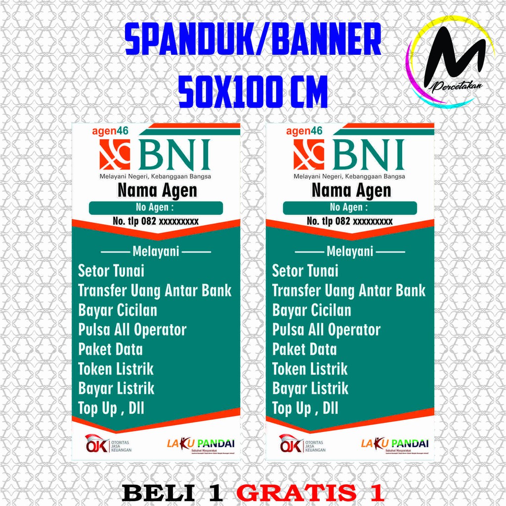BANNER MINI AGEN BNI 46