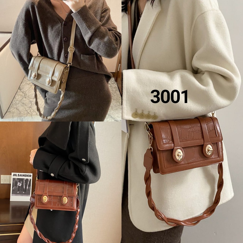 TAS WANITA SHOULDER BAG IMPORT ~ 3001 ~